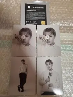 BTS MONOCHROME ミニフォト ホソク 4枚