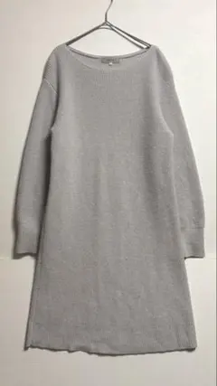 JUSGLITTY ラメニット ワンピース M グレー