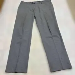 UNIQLOユニクロ　メンズ スラックス グレー 千鳥格子柄　W95×L81