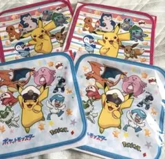 非売品　森永製菓おっとっと×ポケモン コラボ商品ミニタオル 全２種類 ×2セット