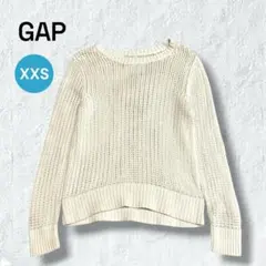 GAP カシミヤ混 メッシュ ニット アイボリー XXS 柔らか 透け感