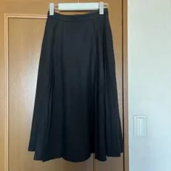 BLUE LABEL CRESTBRIDGE ブラック プリーツスカート 34