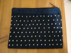 LeSportsac フラットポーチ ドット ネイビーのサムネイル