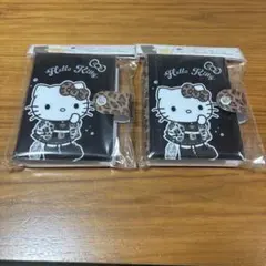 キティ　ハローキティ　サンリオ　シール帳　ヒョウ柄　　シールバインダー2点セット