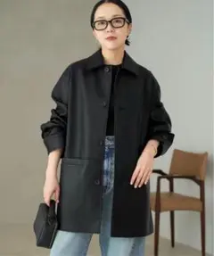 Plage Leather Like Car コート レザージャケット　36 plage（プラージュ）の「Leather Like Car コート（その他アウター