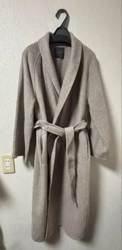 スピックアンドスパン茶系ガウンロングコート