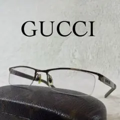 상태좋음 GUCCI グッチ メガネ GG1876 イタリア製 ブラウンフレーム