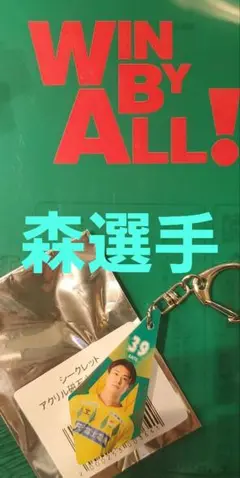 ⚽ジェフ千葉 シークレットアクリル磁石キーホルダー 森 椿 横山 鳥海 田中