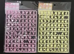 サンリオ まいぱちるん 文字パーツ ピンク、イエロー 2種セット（抜けあり）