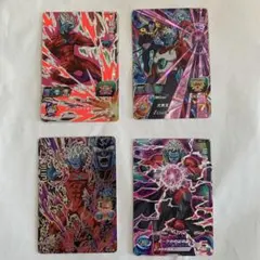ドラゴンボールヒーローズミラ　4枚セット　トレカ