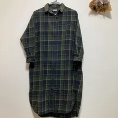 studio CLIP チェック柄 シャツワンピース M