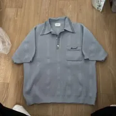Bless u ライトブルー ポロシャツ