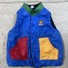 ミキハウス　アウター　ダウン　リバーシブルベスト　100