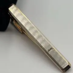 イヴサンローラン ネクタイピン YSLロゴ ゴールド×シルバー