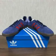 アーセナル FC × アディダス ガゼル 26.5cm パープル インドア