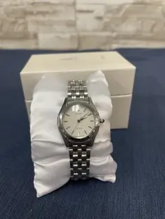 SEIKO エクセリーヌ ダイヤ シェル 4N20-1060 腕時計 電池交換済