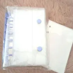 A7サイズシール帳バインダー　パープル　シート10枚入り　紫