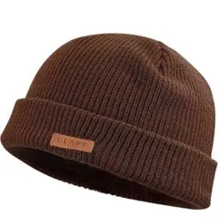 セール❤️新品　CLAPE ブラウン ニット帽 ビーニー　メンズ　レディース　帽子