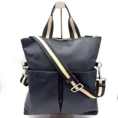 【美品】COACH コーチ レザー 2way ショルダーバッグ トート ブラック