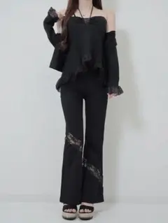 Lumignon Fluffy girly cotton × lace 3set