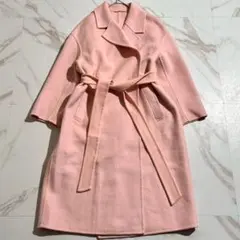 現行タグ 近年 23区 MANTECOリバー ロングコート ダブルフェイス 30