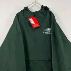 デッドストック 00s y2k チャンピオン ハーフジップ ナイロンジャケット