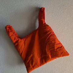 オレンジ トートバッグ