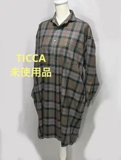 G様**オーバーサイズ チェック柄シャツ 長袖