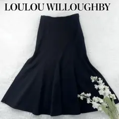 美品 LOULOU WILLOUGHBY フレアスカート 通年 サイズ2 黒のサムネイル