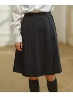 組曲キッズ160ー170㎝フレアーギャバ スカート　ネイビー　お受験　フォーマル