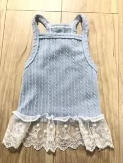 犬服 ワンピース レース