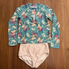 Ruffle Butts 花柄ラッシュガード水着セット