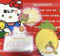 サンリオ♡キティ 海外限定 日焼けハイビスカス パイナップルダイカット付箋メモ