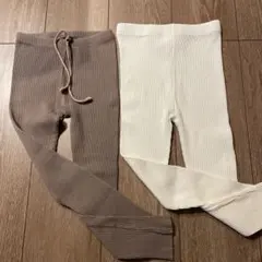 お値下げ！monmimi キッズスパッツ2色セット XLサイズ
