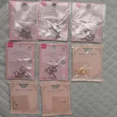 【新品】ハンドメイド アクセサリーパーツ イヤリング金具 ビーズパーツ まとめ