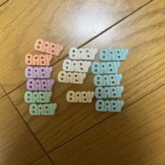 ハンドメイド デコパーツ デコレーションパーツ まとめ売り 文字パーツ