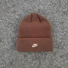 NIKE ビーニー ニット帽 ブラウン