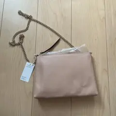 H&M ショルダーバッグ　チェーンバック　ピンク