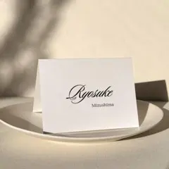 ˗ˏˋ NEW 選べるフォント 席札_33　ウェディング　結婚式　シンプル