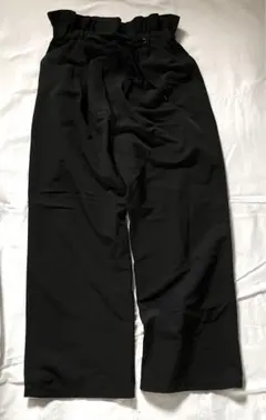 【2末まで最終値下げ】高見え！黒ジョガーパンツMサイズ ポリエステル100%