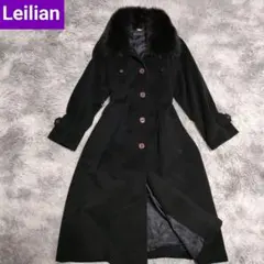 Leilian レリアン　カシミア　ファー　ロングコート　大きいサイズ　Y2K