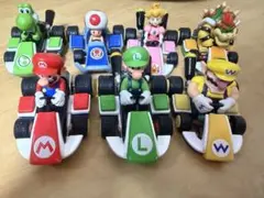 マリオカートプルバックカー7台まとめ売りセット(美品主要キャラ勢揃い)おまけ付きのサムネイル