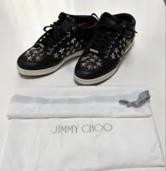ジミーチュウ JIMMY CHOO スタースタッズ スニーカー　黒　ブラックのサムネイル