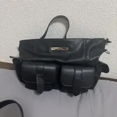 しまむら　ショルダーバッグ　ブラックのサムネイル