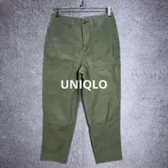 UNIQLO ベイカーパンツ カジュアル グリーン
