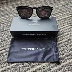 傷あり 中古品】TORHINO偏光サングラス ライトブラウン/シルバーミラー