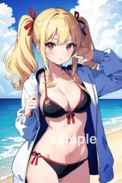 オリジナル美少女イラスト ポスター　A4サイズ　アニメ　送料無料 GZ0123