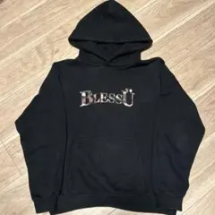 BlessU ブレスユー　ブラック 迷彩柄 パーカー
