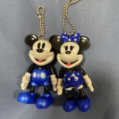 ミッキーマウス ミニーマウス キーホルダー 2個セット
