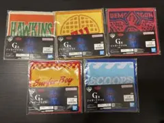 ストレンジャーシングス　一番くじG賞ジャガードタオルセット(5枚)